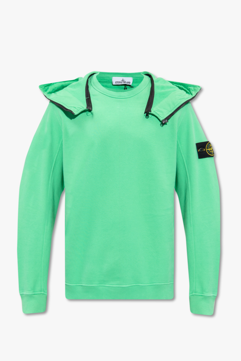 Stone island hotsell hoodie neon